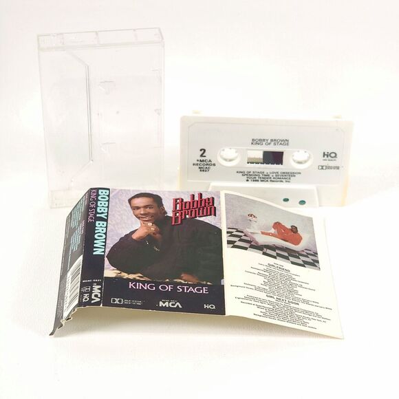 2 Vintage Bobby Brown Cassettes King of Stage‎ & Don't Be Cruel MCAC 42185 - Picture 4 of 11